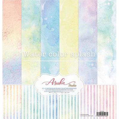 Asuka Studio Memory Place Watercolor Splash Designpapier - Paper Pack